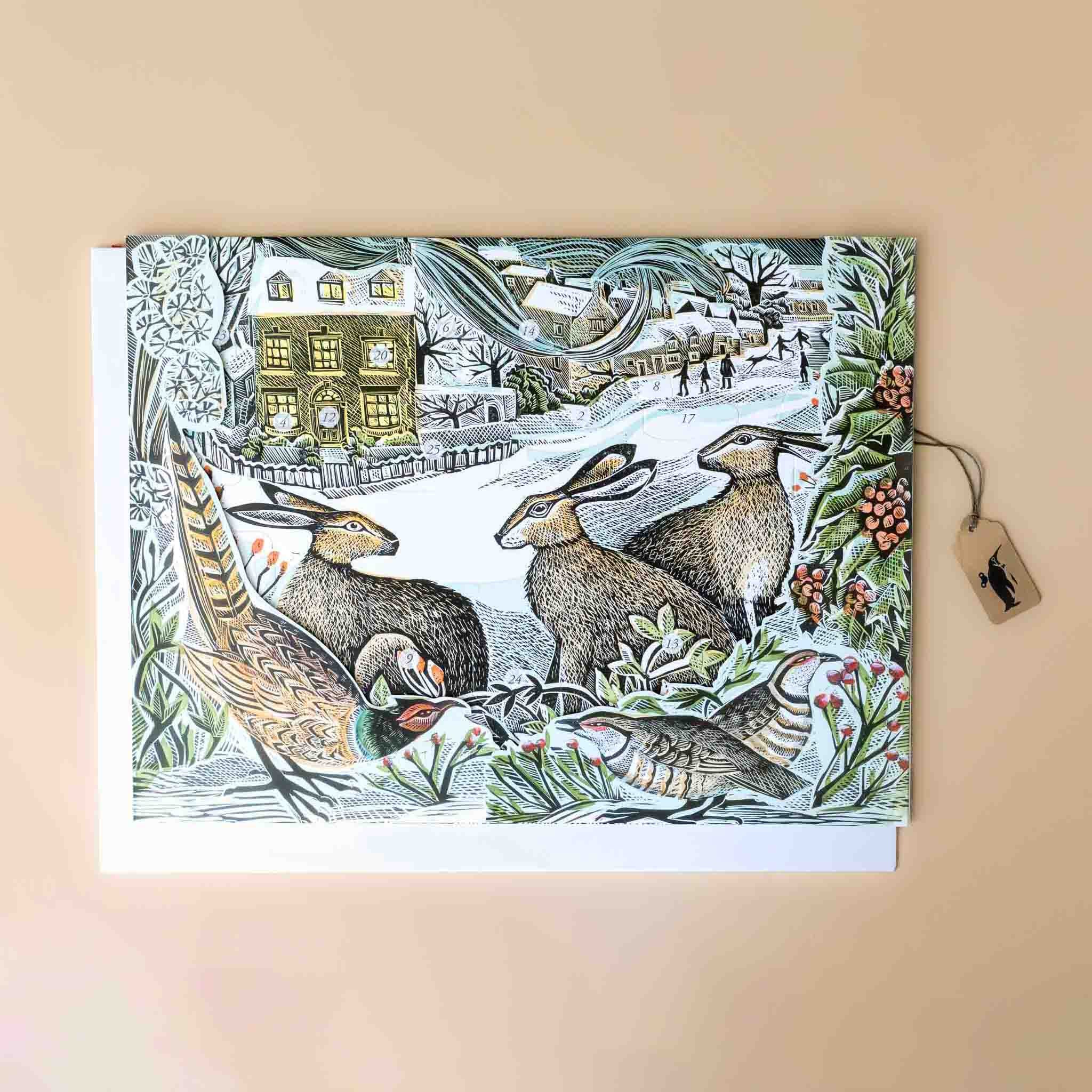 3-dimensional-advent-calendar-we-three-hares-and-envelope