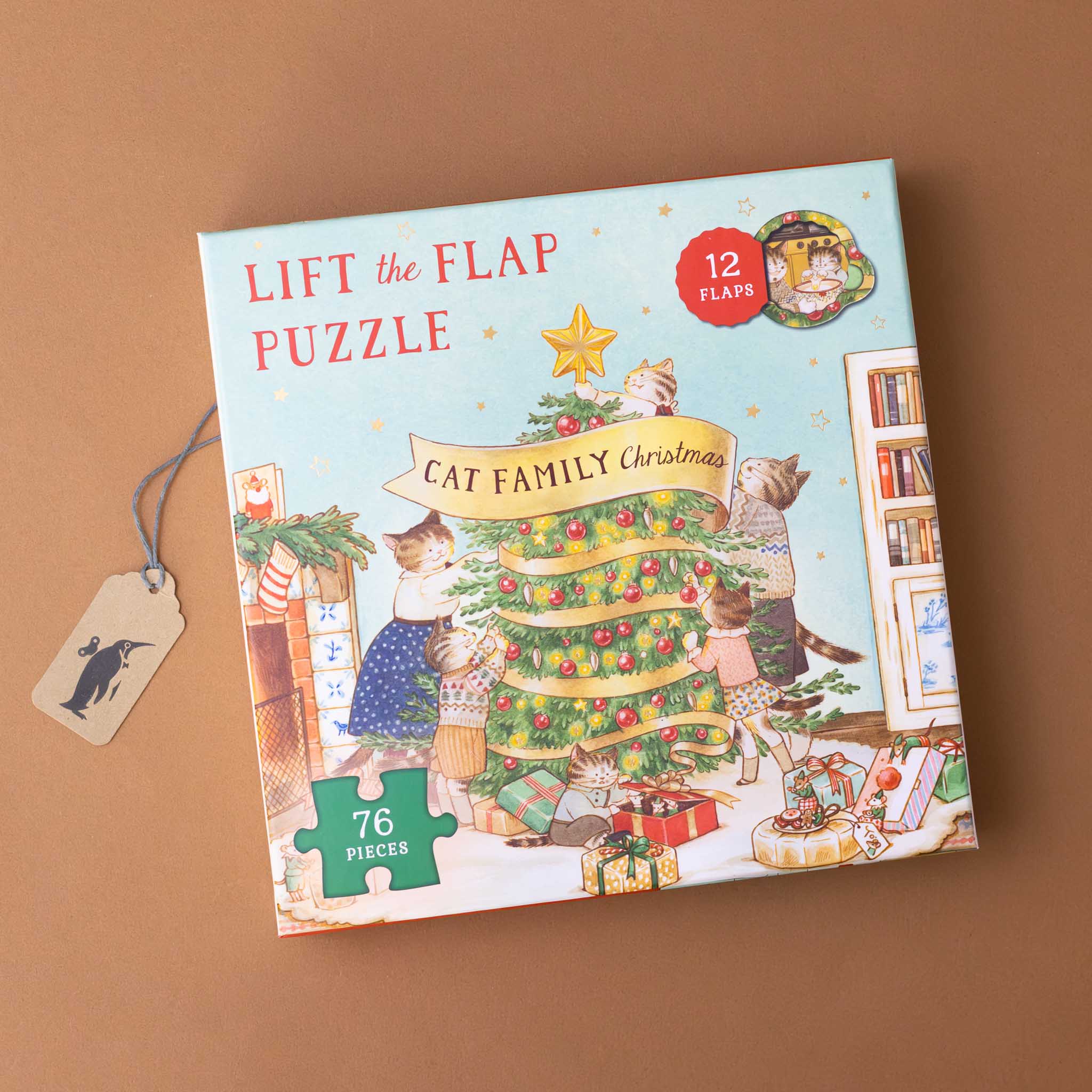 cat-family-christmas-lift-the-flap-puzzle-of-cat-family-decorating-christmas-tree