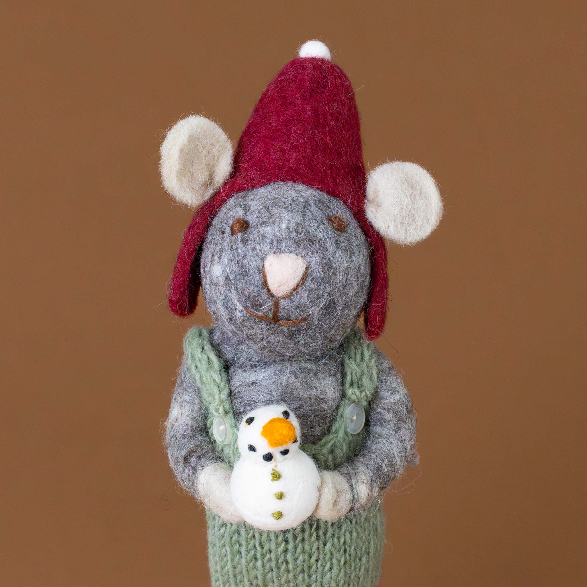 felted-grey-mouse-sage-overalls-and-red-hat-with-snowman