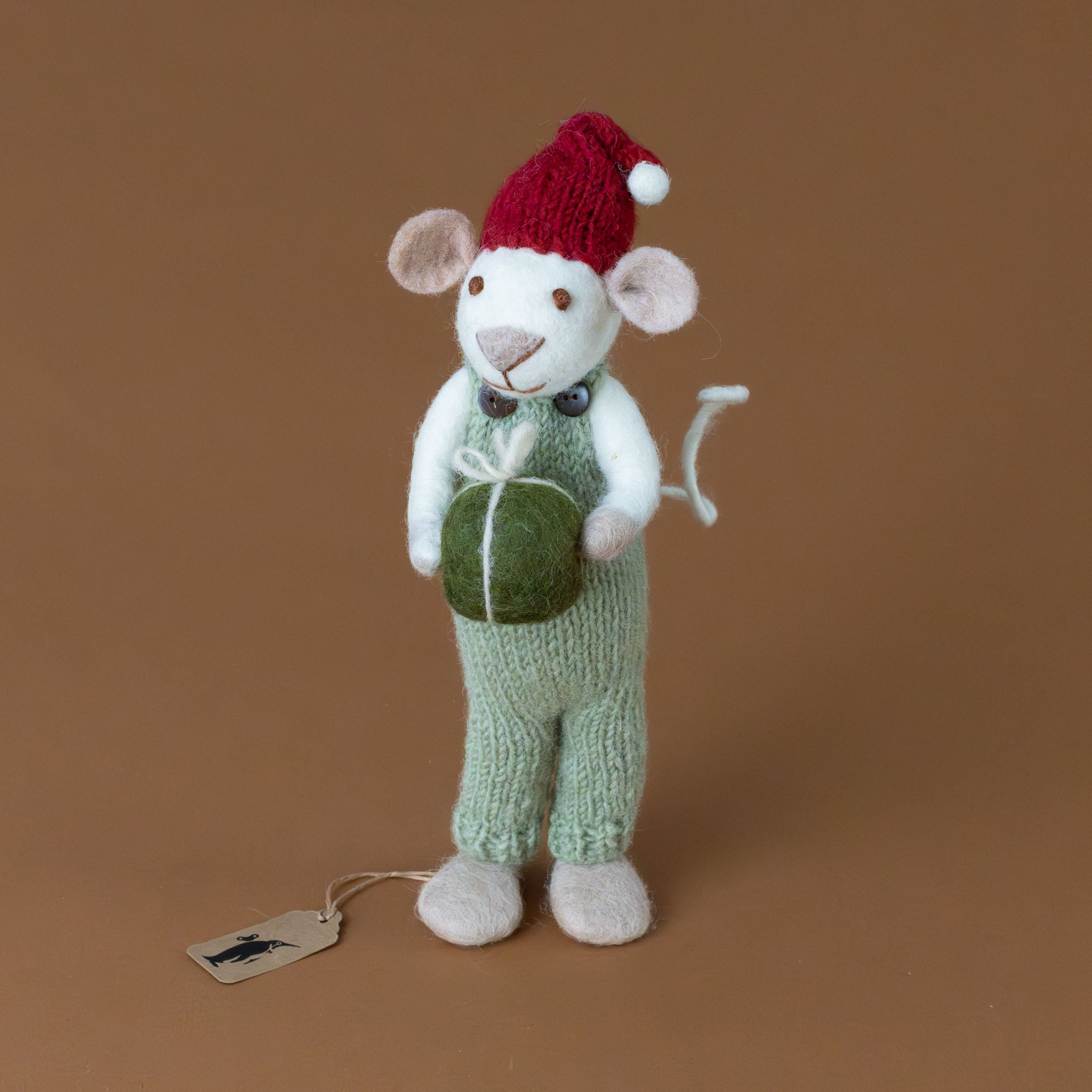 felted-white-mouse-sage-overalls-with-green-present