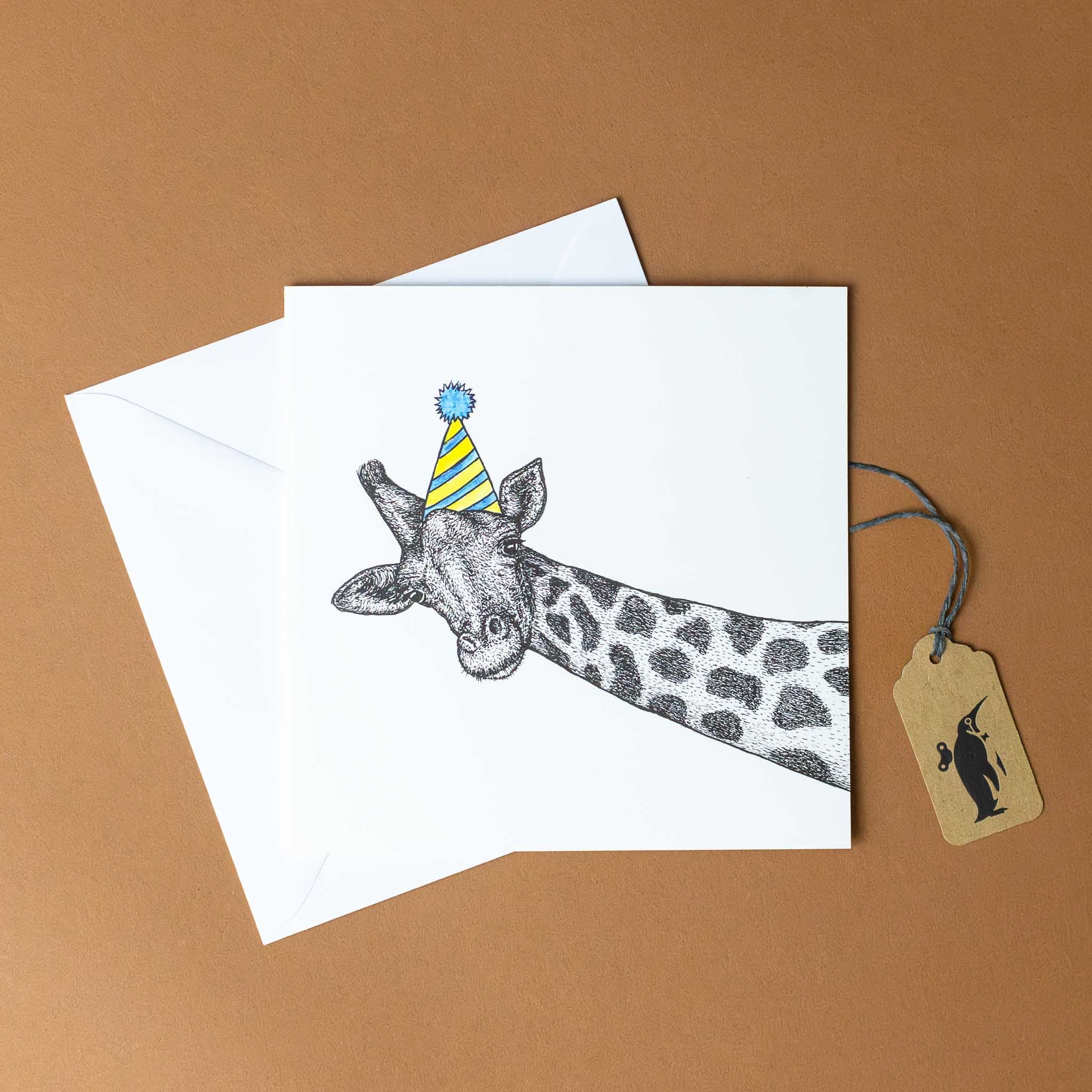 giraffe-wishes-greeting-card-with-blue-and-yellow-party-hat