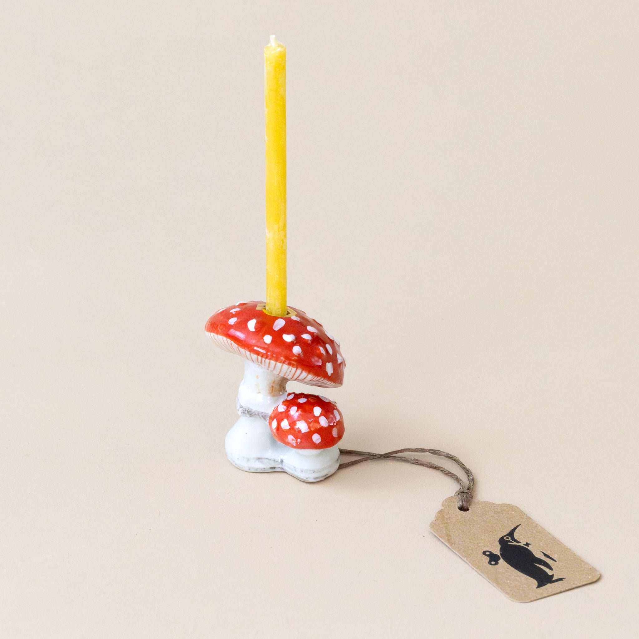 heirloom-porcelain-cake-topper-mushroom-bunch-with-candle