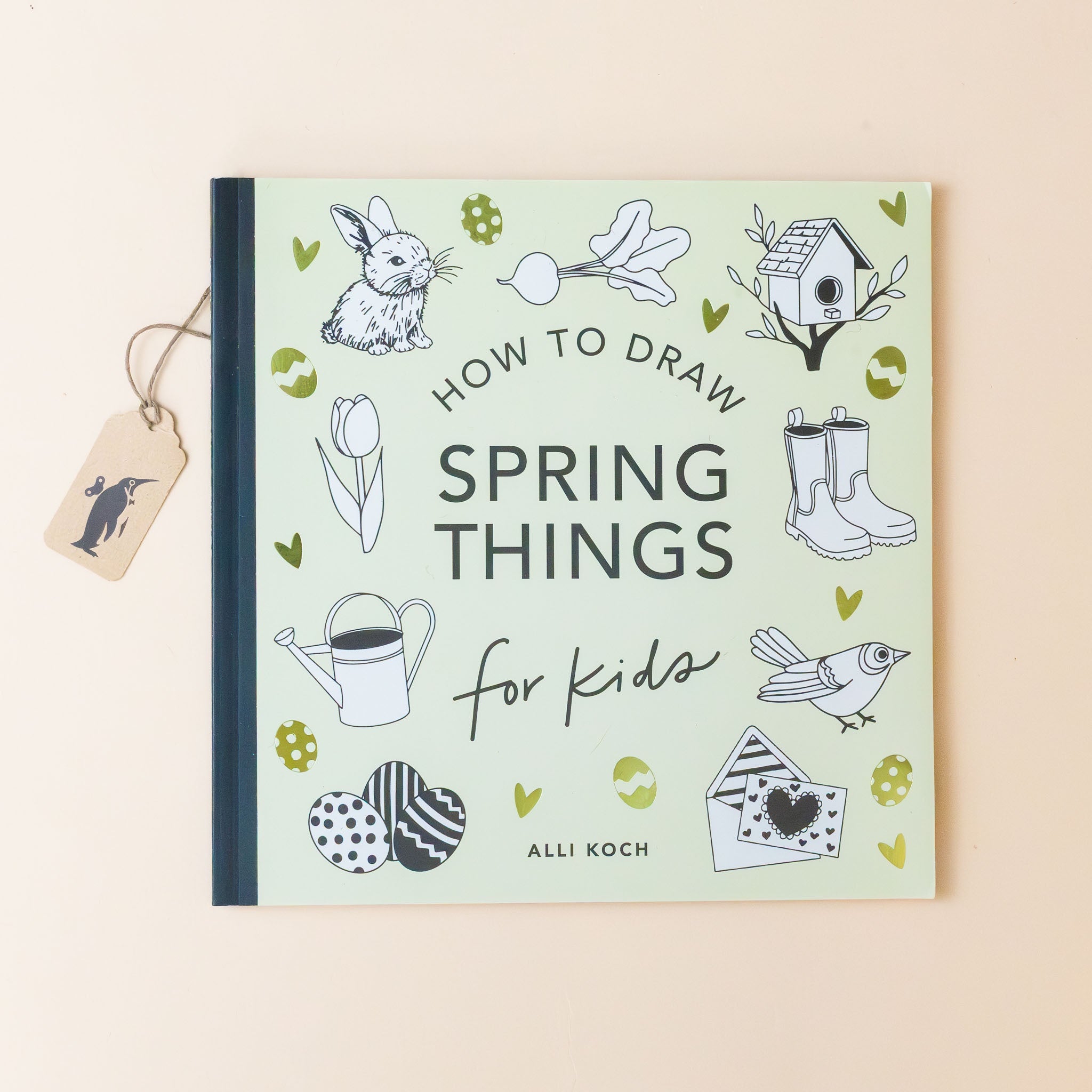 how-to-draw-spring-things-for-kids-book-soft-green-cover