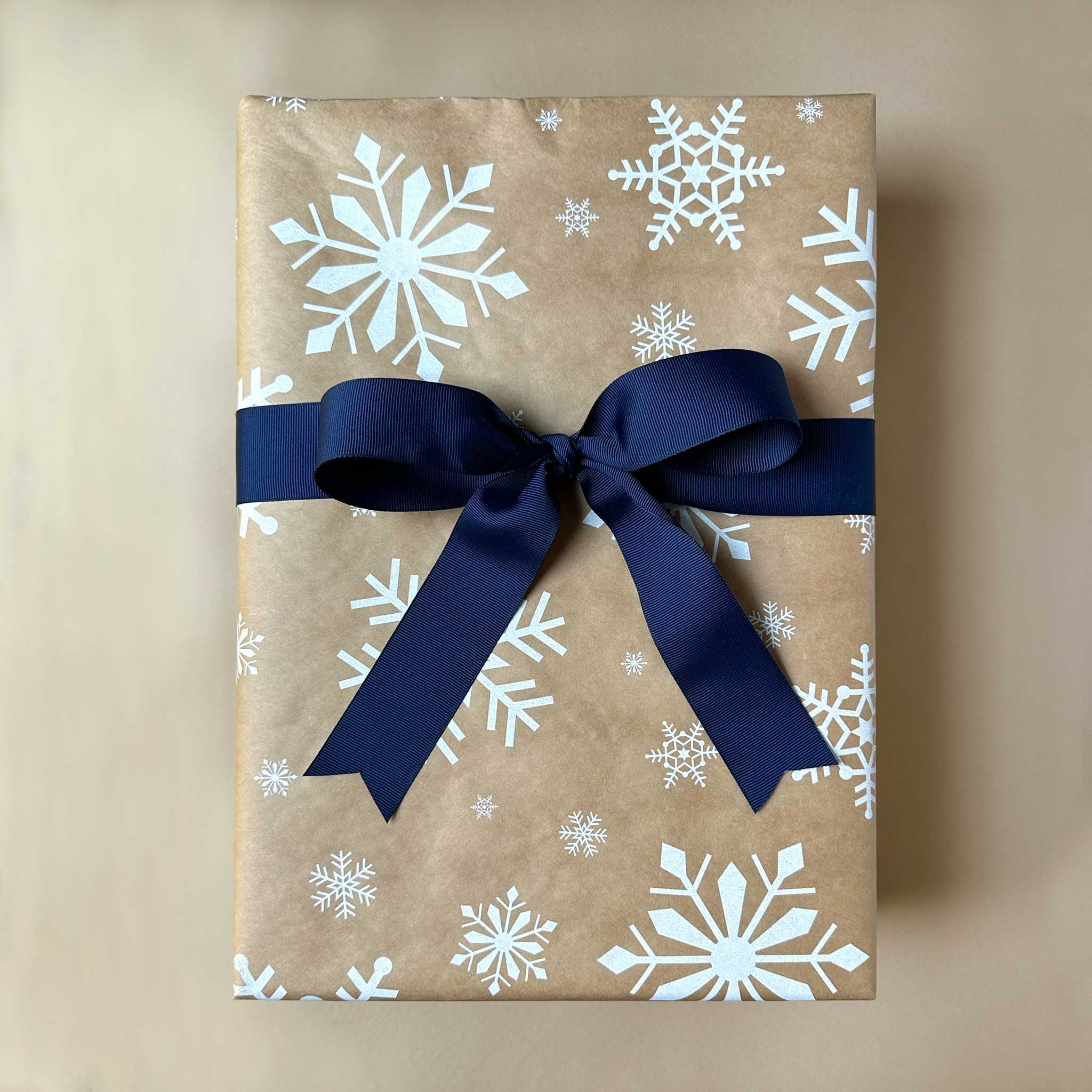 Gift Wrap | Kraft Snowflakes (seasonal)