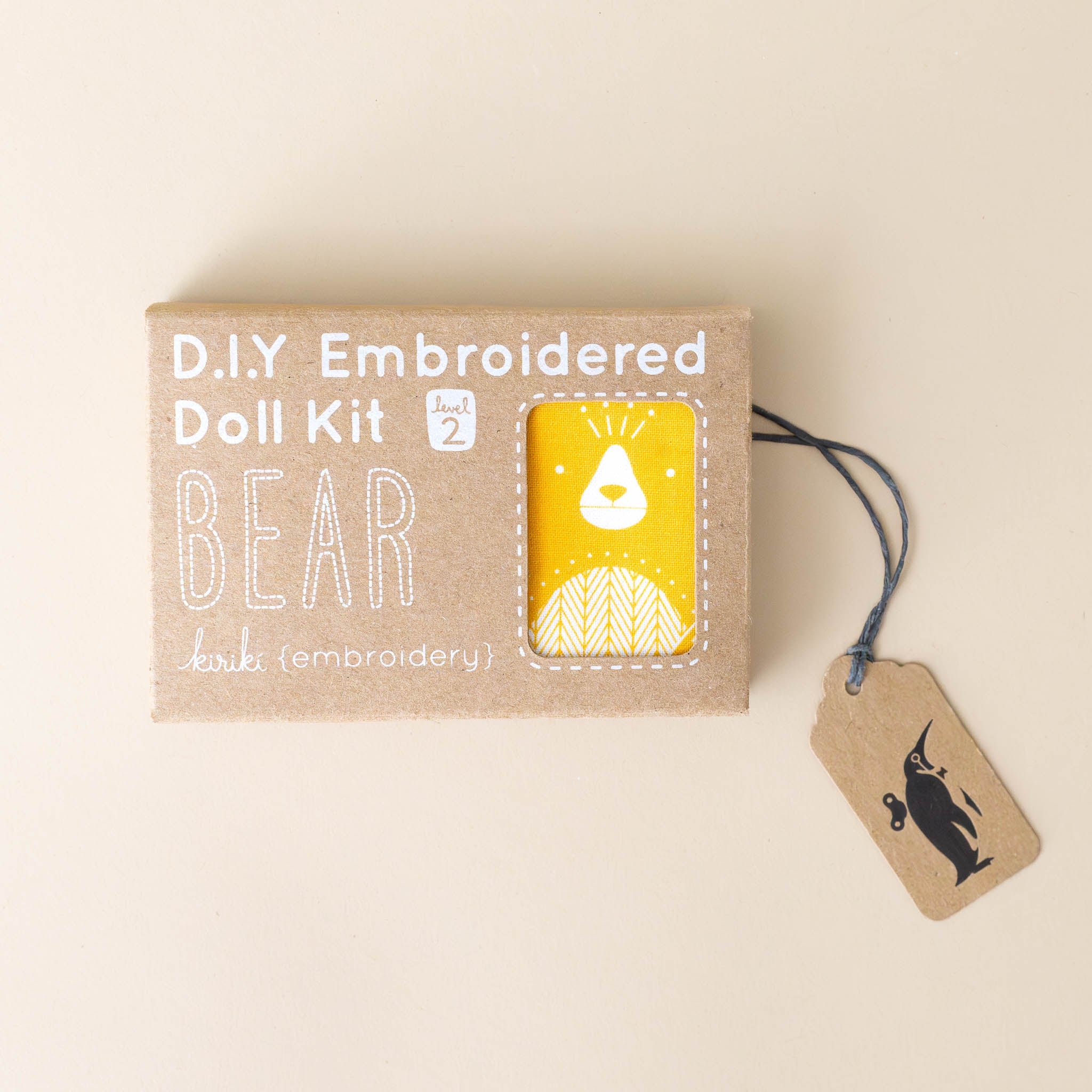 Make Your Own Embroidered Animal Kit | Bear