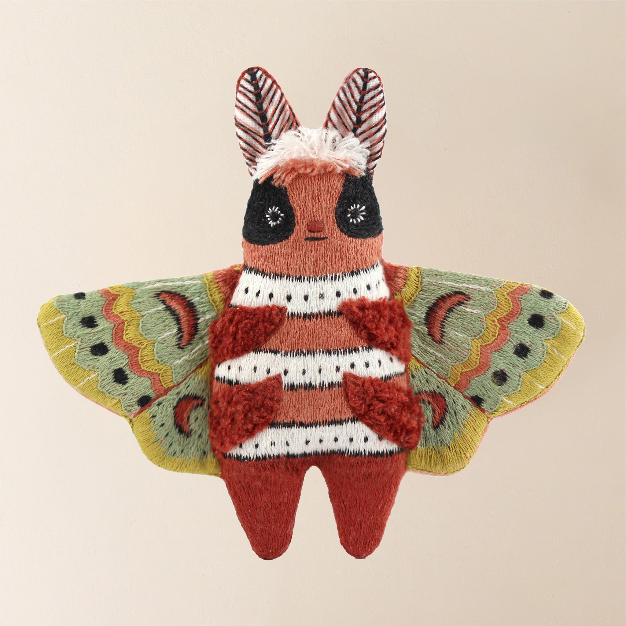 make-your-own-embroidered-animal-kit-moth-ornate-stitches-on-finished-plushie