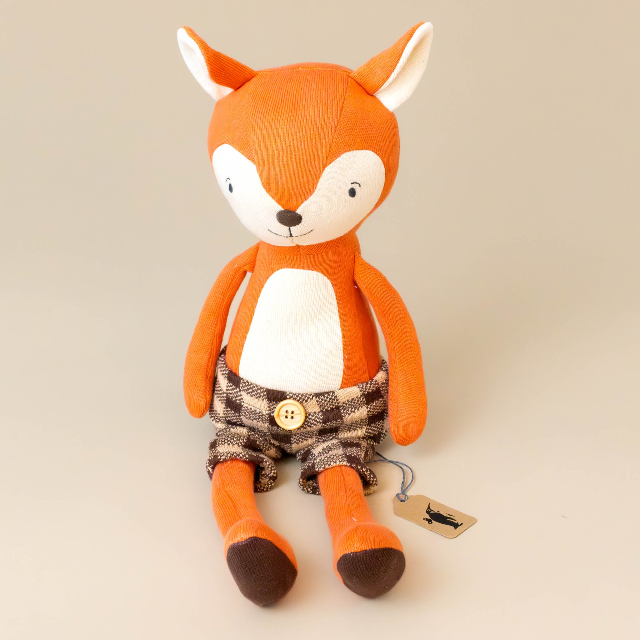 organic-knit-woodland-pal-franky-fox-with-plaid-shorts-stuffed-animal