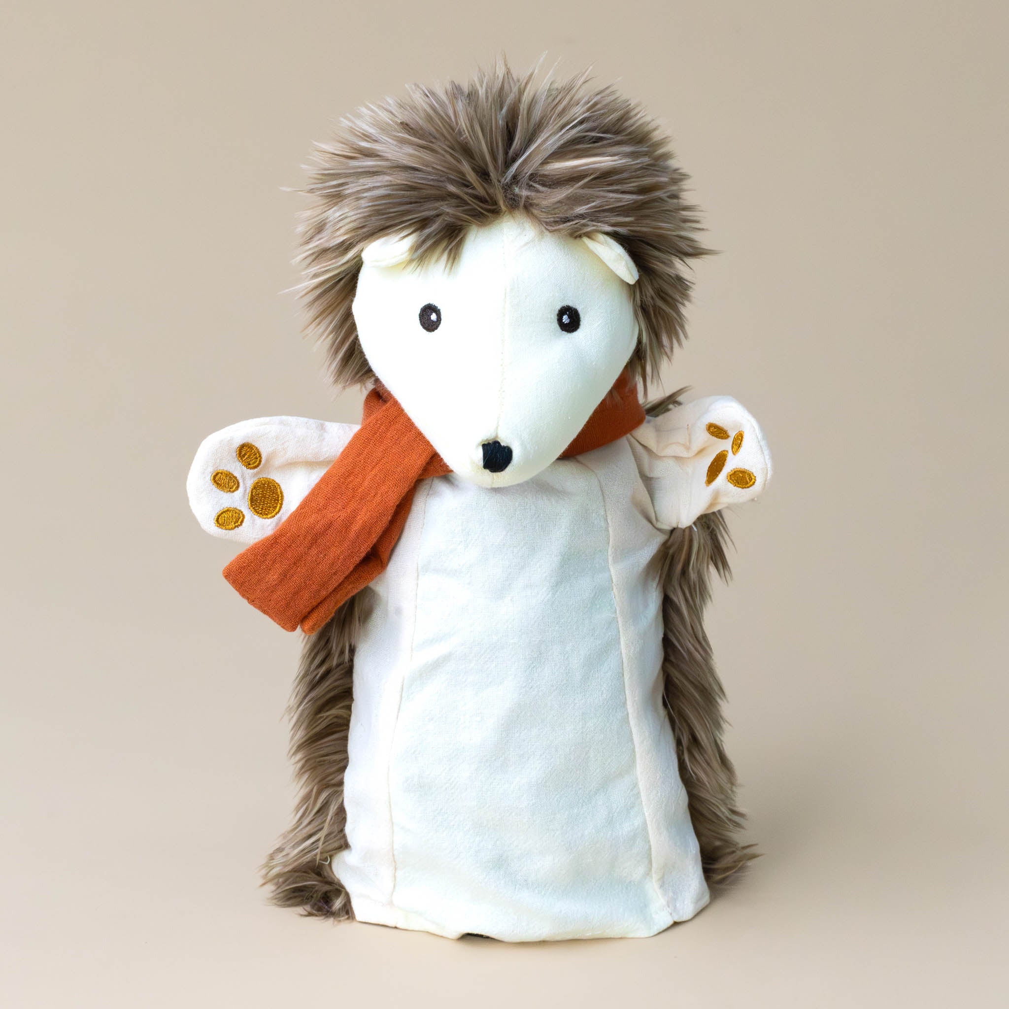 petite-hedgehog-hand-puppet-with-orange-scarf