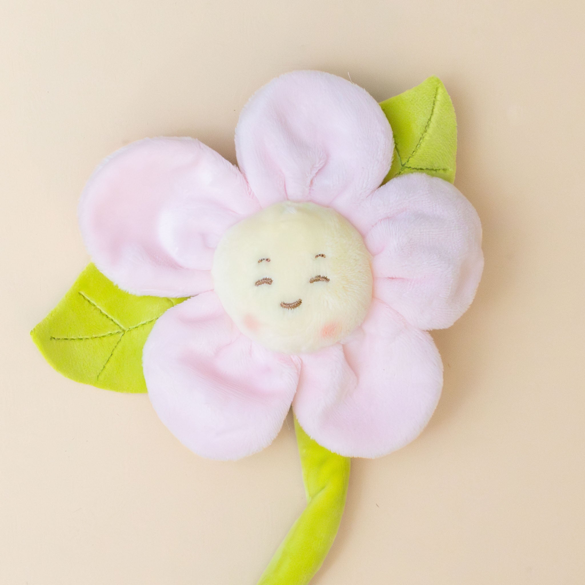 plush-flower-stem-pink-smiley-face