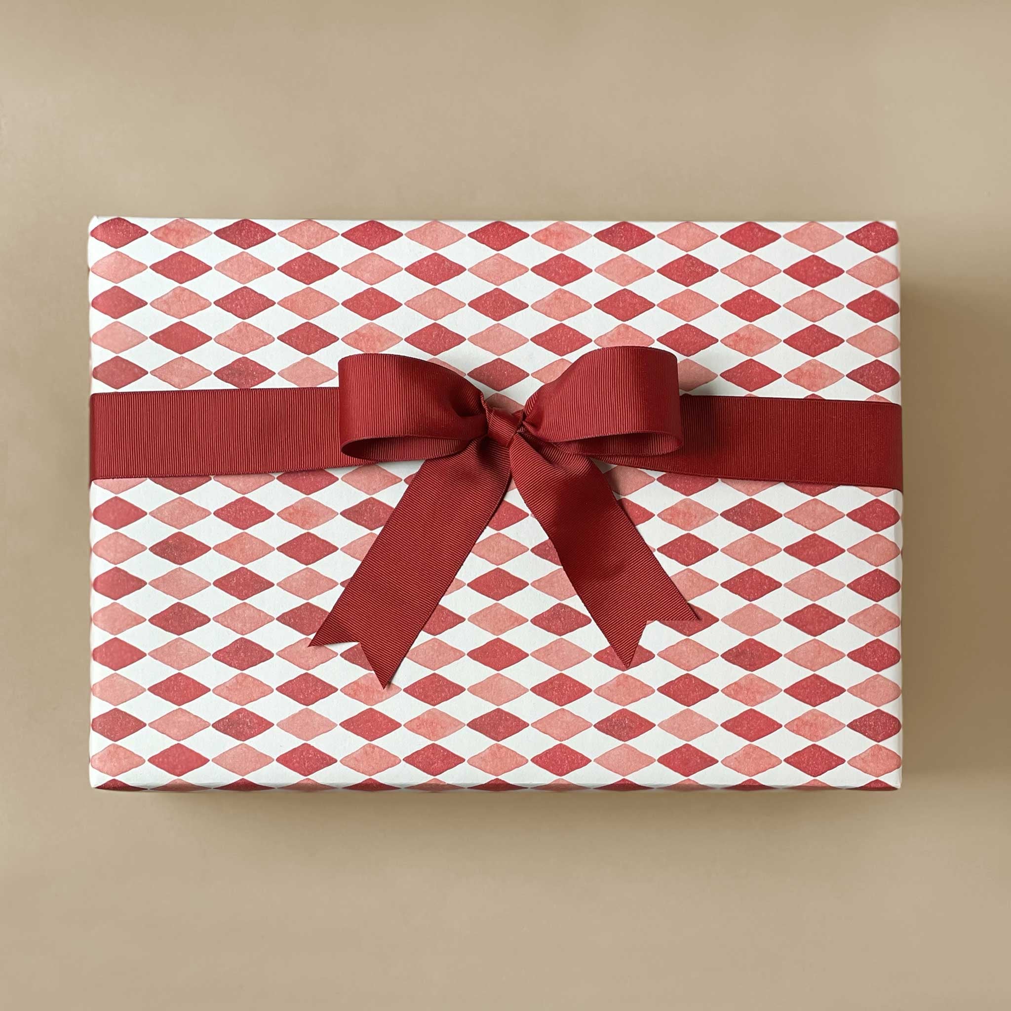 Gift Wrap | Red Harlequin