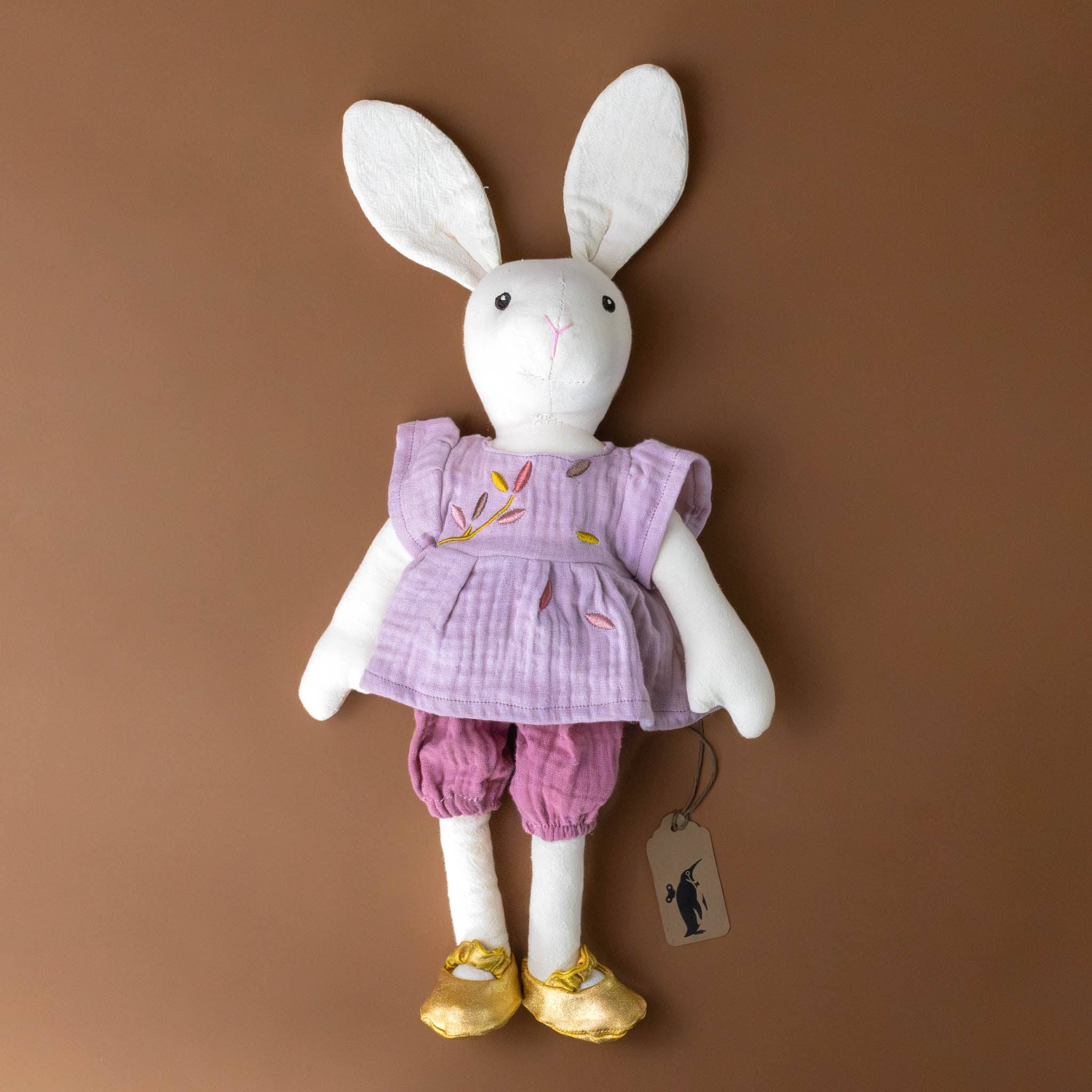 sidonie-the-rabbit-stuffed-animail-with-lavender-shirt-shorts-and-gold-shoes