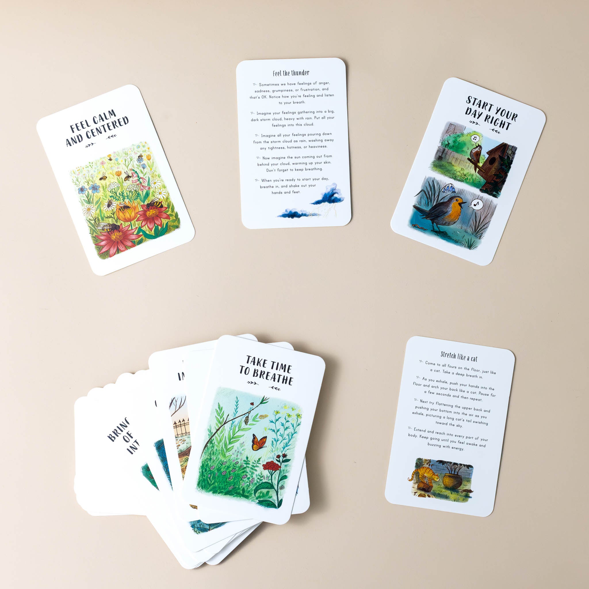 slow-down-activity-cards-examples-about-feeling-calm-remembering-to-breathe-and-how-to-start-the-day