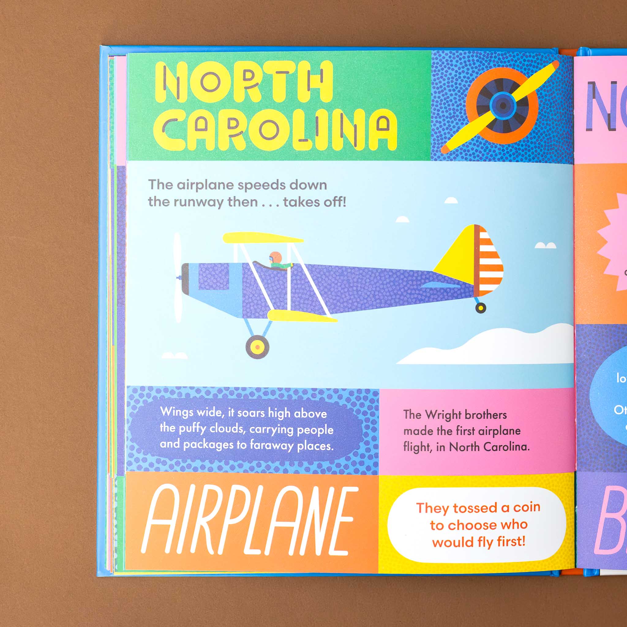 interior-page-north-carolina-with-airplane-illustration-and-text