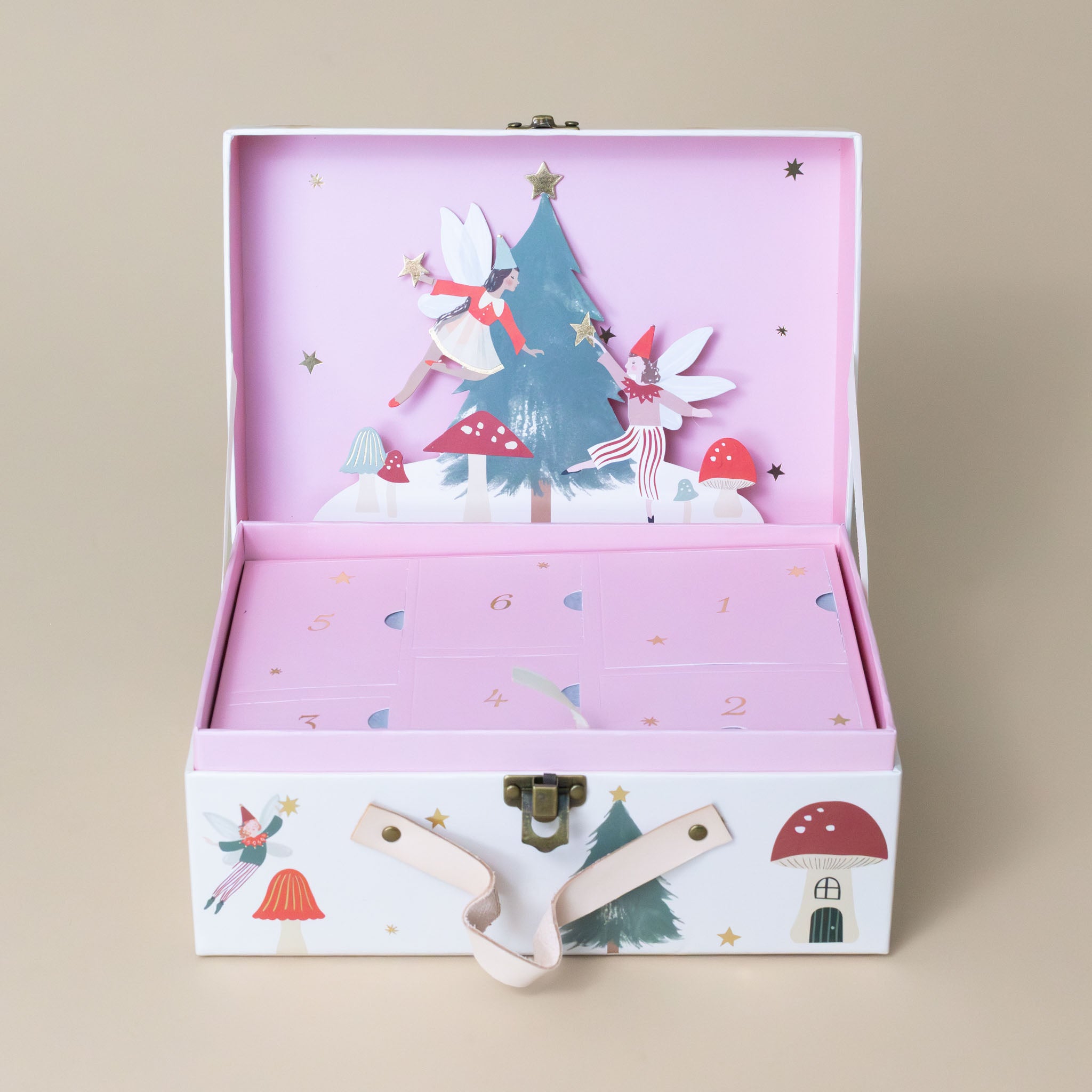 Wooden Advent Calendar Play Kit | Mushroom Fairies