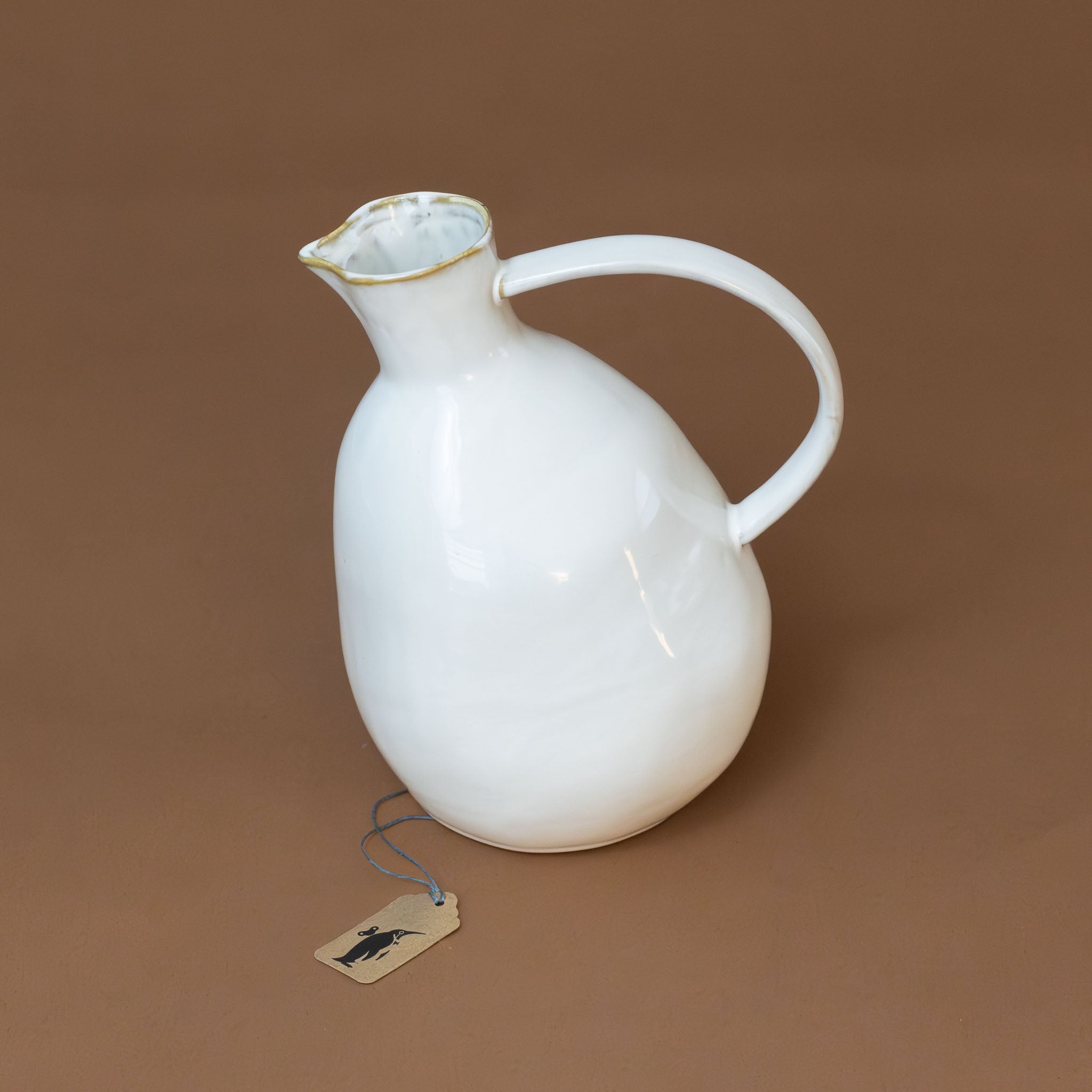 Ceramic-white-glaze-Nogal-Pitcher