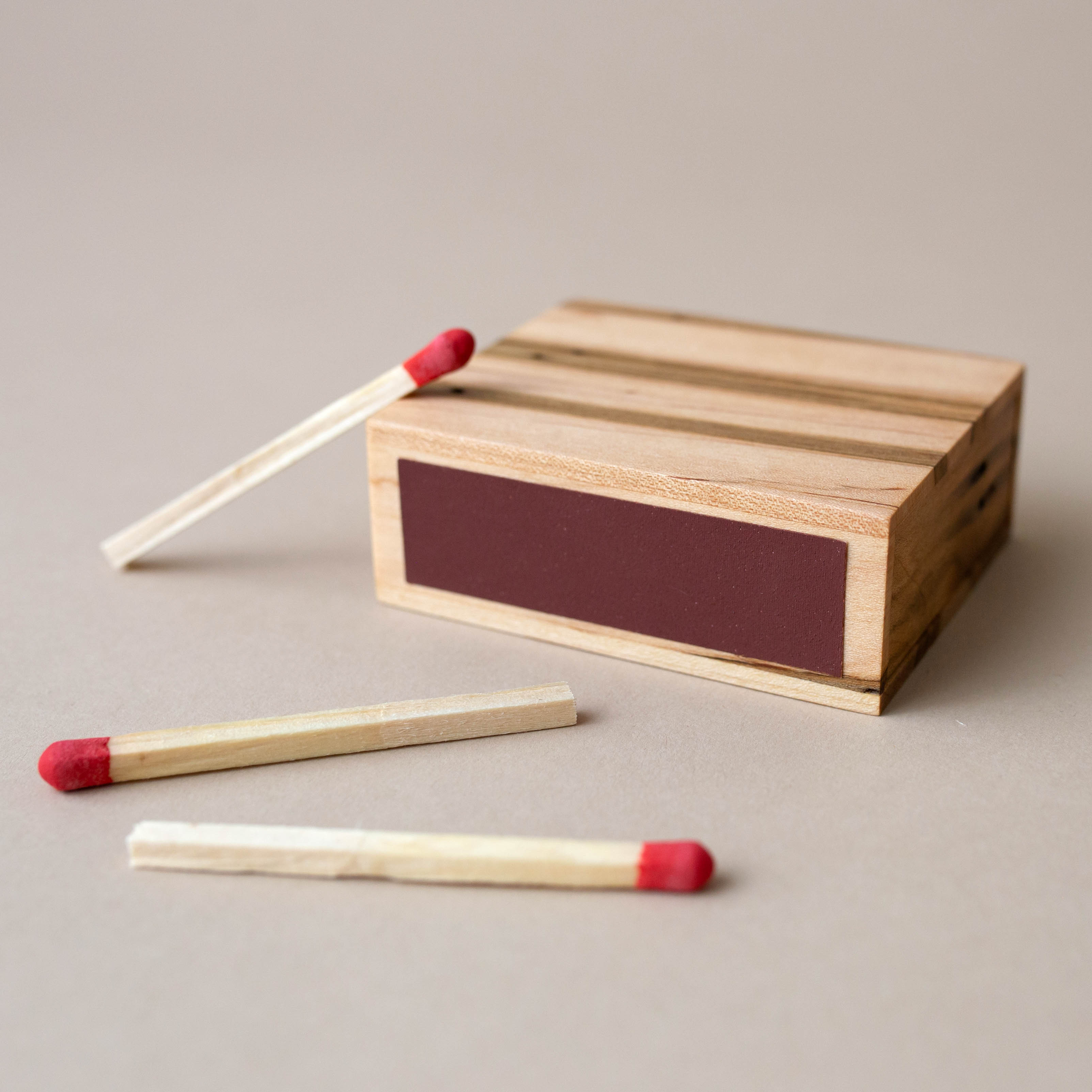 Ambrosia Maple Matchbox with Refill | Small - Home Accessories - pucciManuli