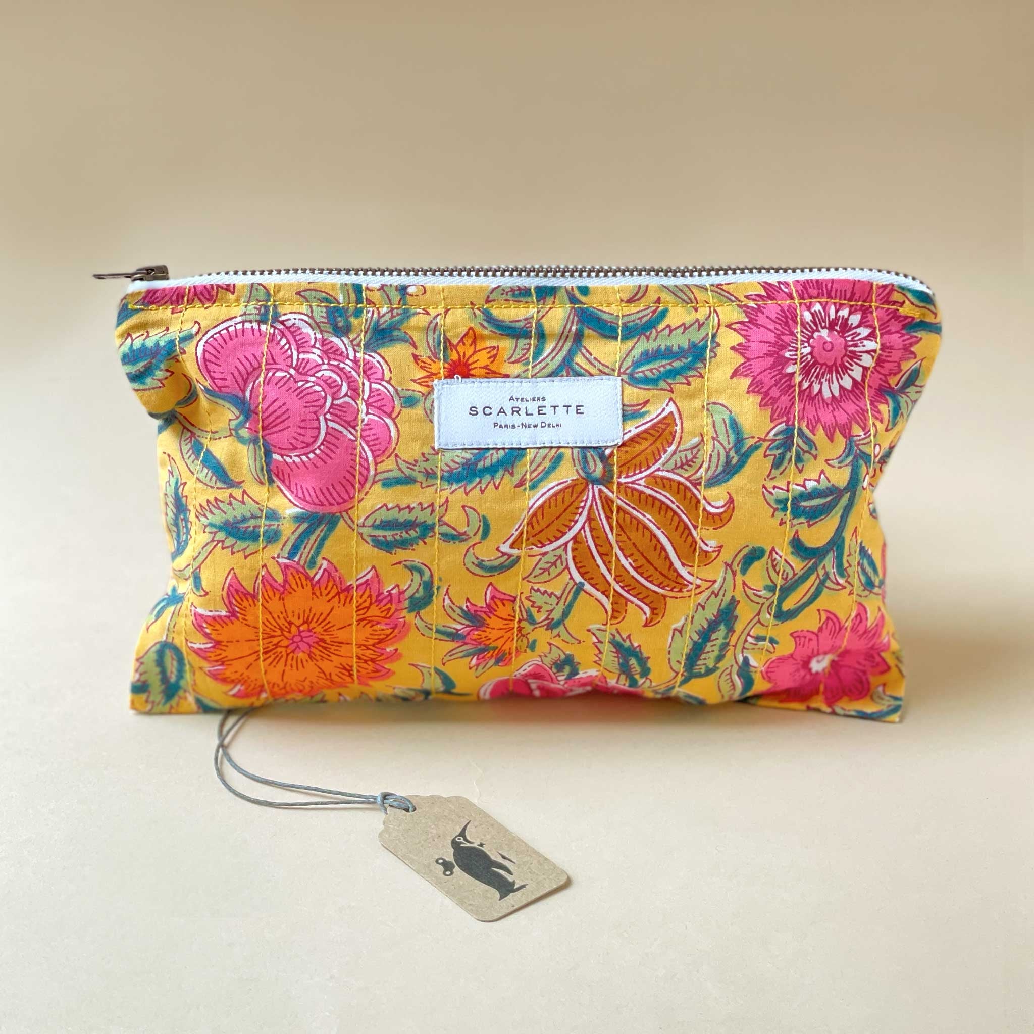 Cotton Block Print Pouch | Genet - Bags/Totes - pucciManuli