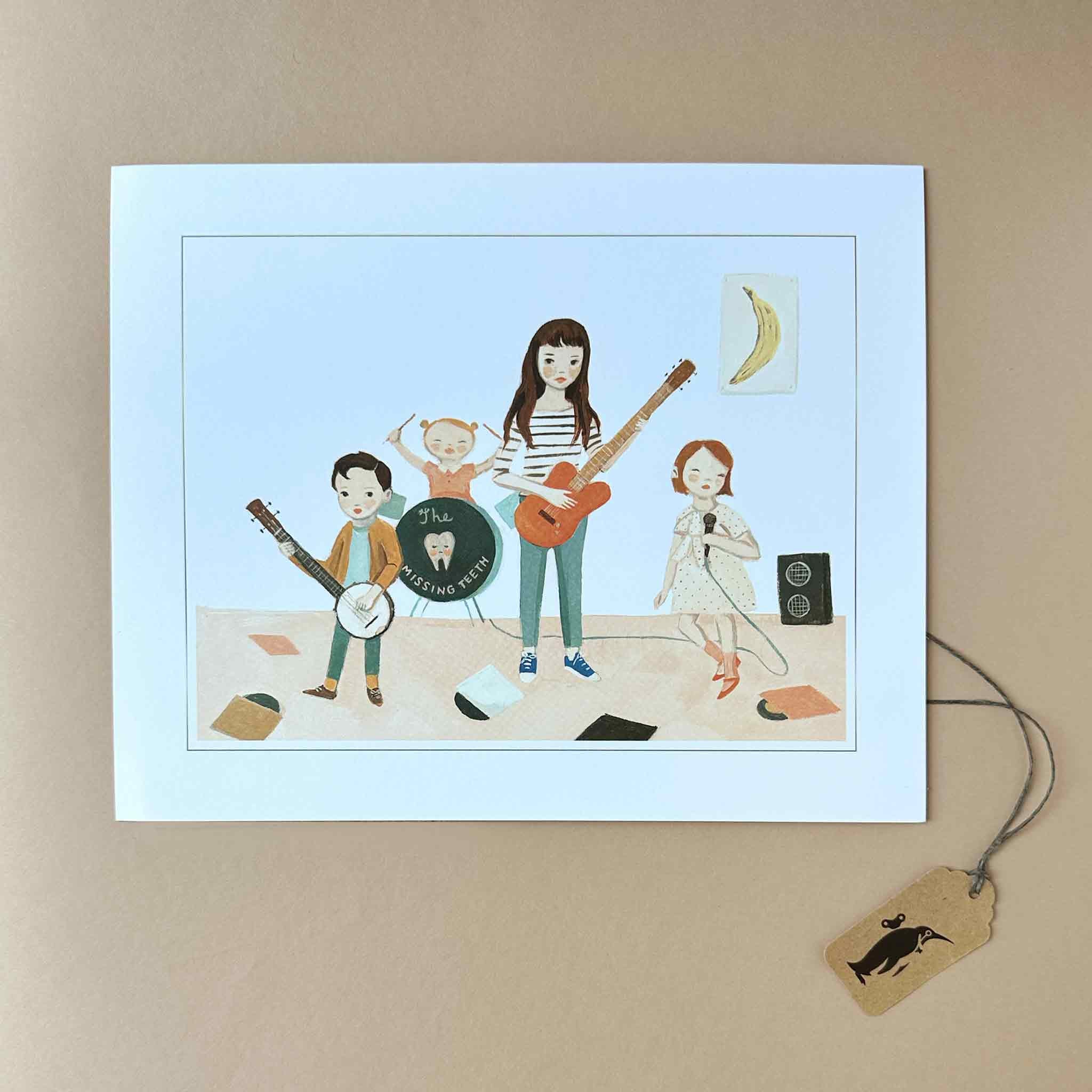 dream-world-print-the-missing-teeth-children's-band