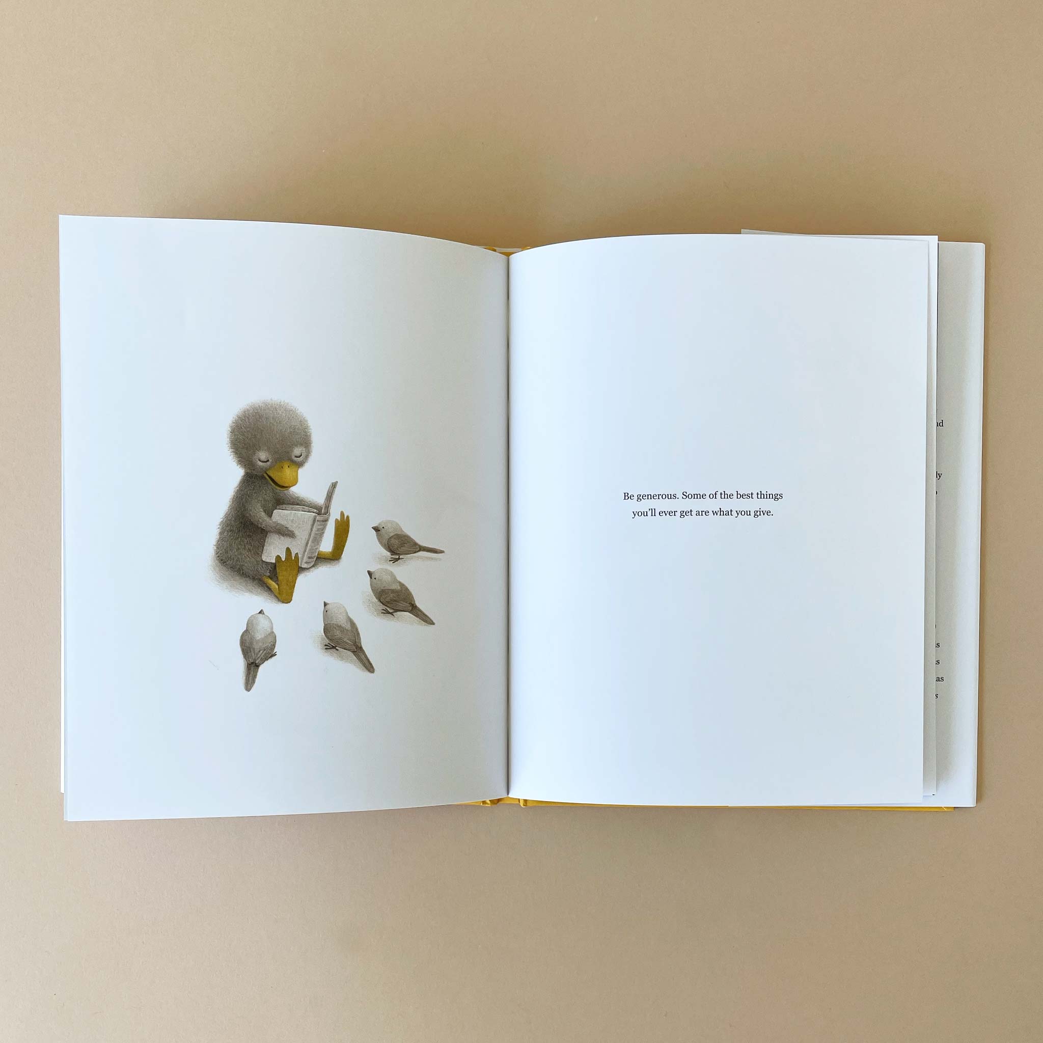 finding-muchness-interior-page-illustrated-with-duck-reading-to-little-birds