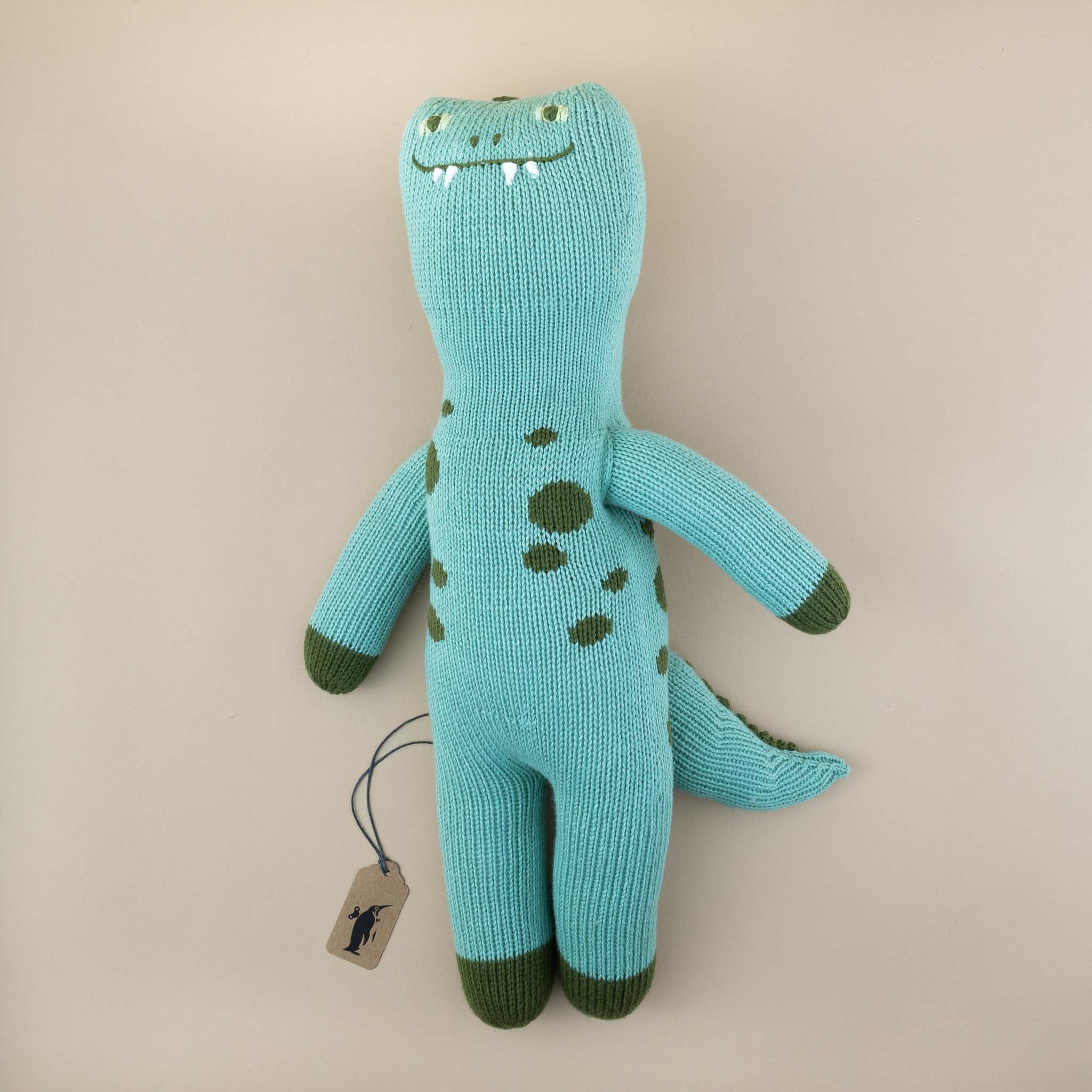 iggy-dinosaur-hand-knit-stuffed-animal-in-teal-with-green-spots