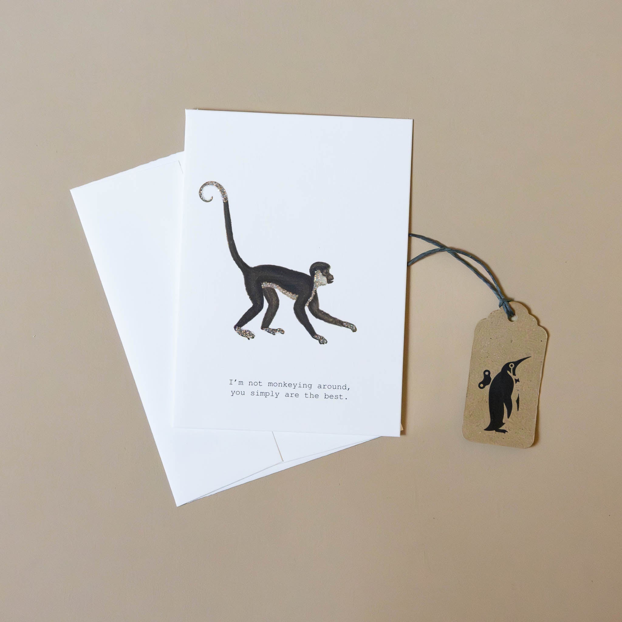 Monkeying Around Greeting Card