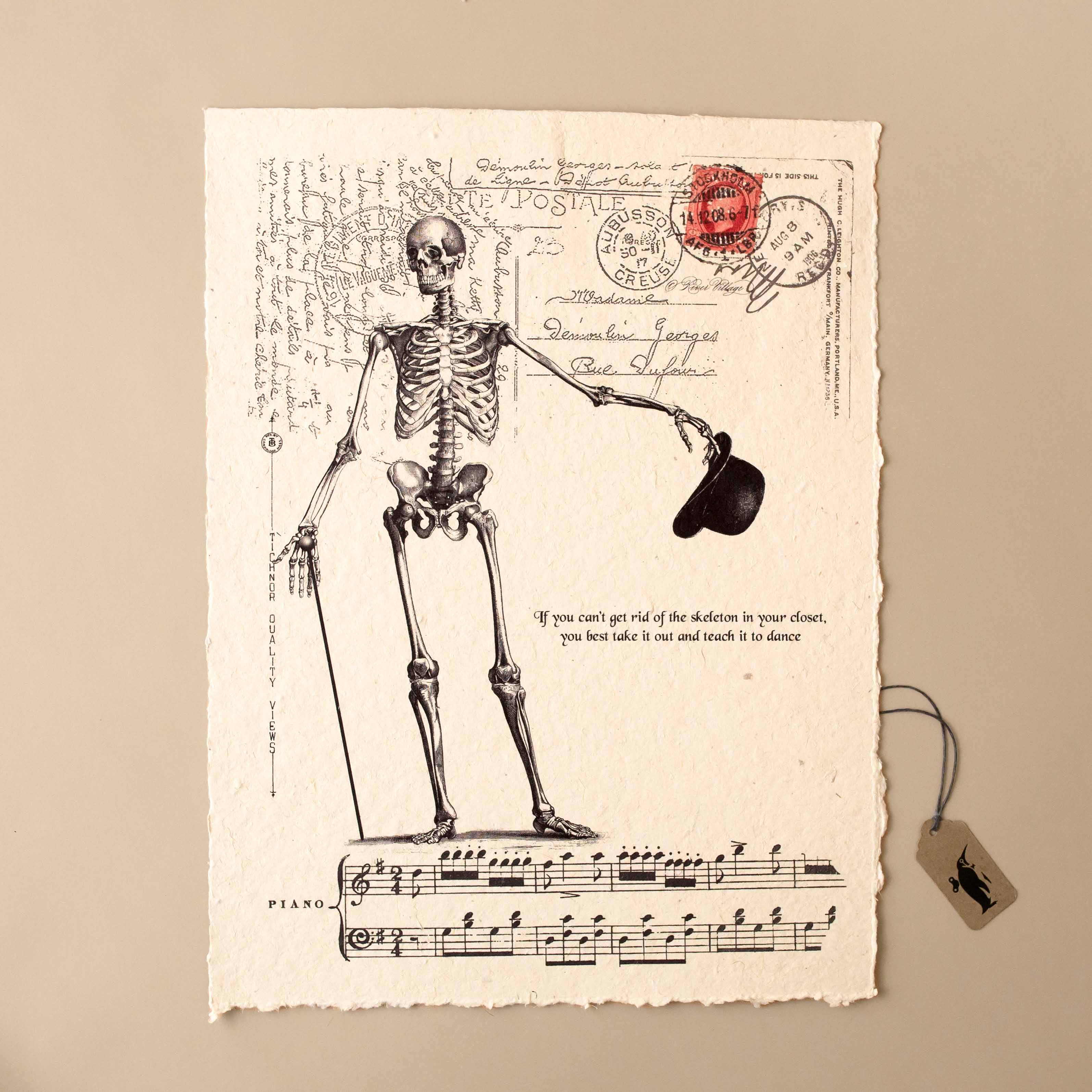 Paper Print | Dancing Skeletons - Home Decor - pucciManuli