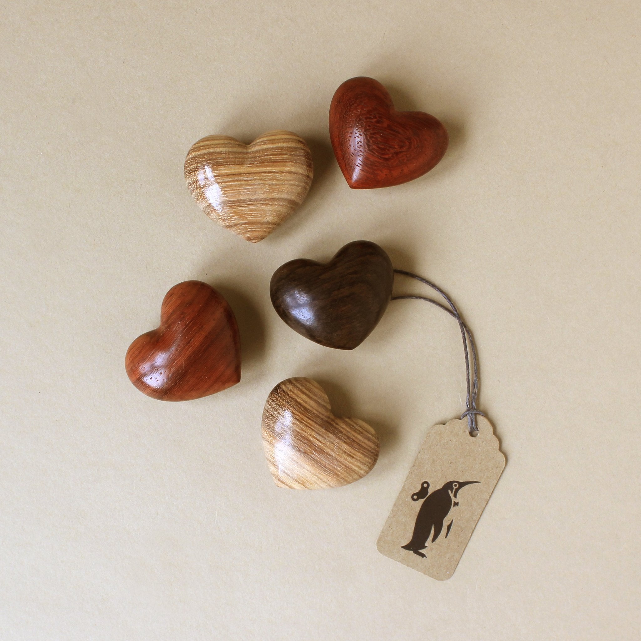 wooden-hearts-in-dark-wood-cherry-wood-and-medium-wood-tones